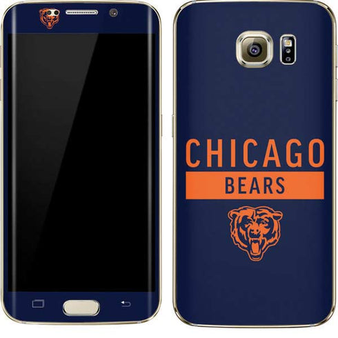 NFL Chicago Bears Blue Performance Series Galaxy S7 Edge Skin